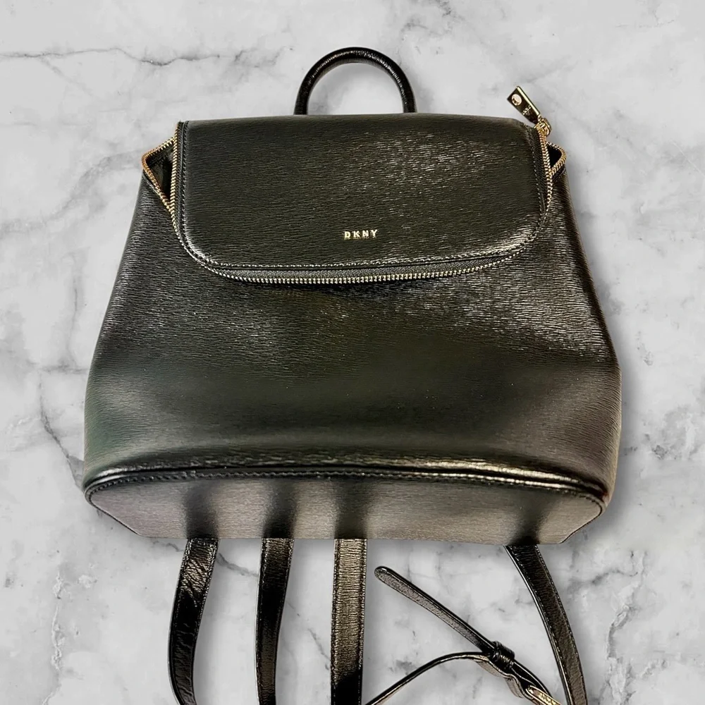 DKNY Black BRYANT Backpack. NEW - Picture 5 of 12